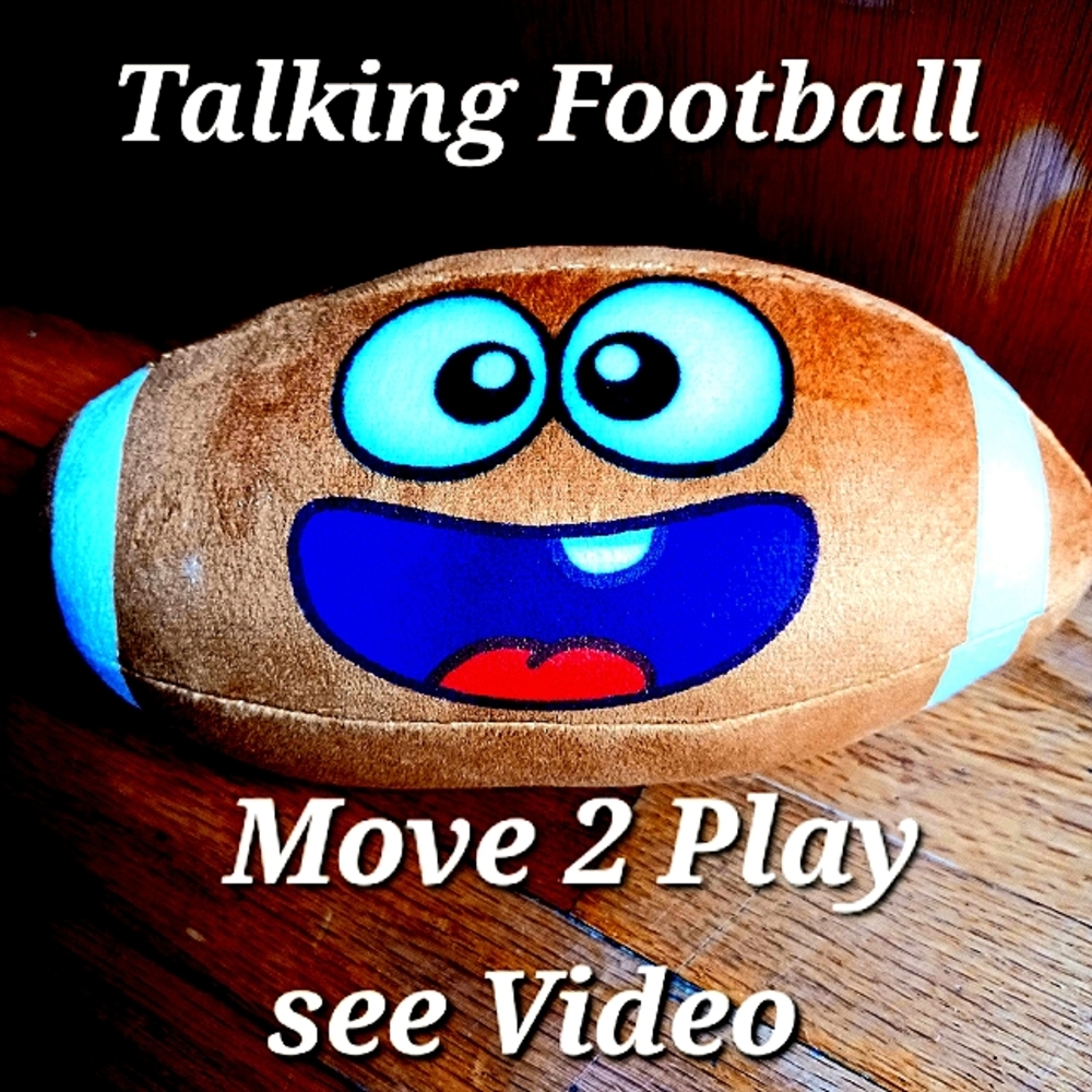 Kids fun Talking football soft field stuff toy.